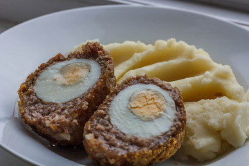 Breakfast of eggs Scotch