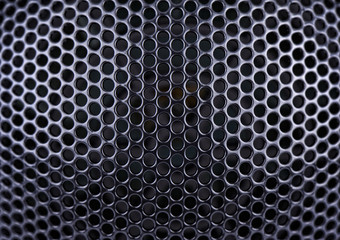 Metal mesh in the shape of a hemisphere, background, Shallow DOF