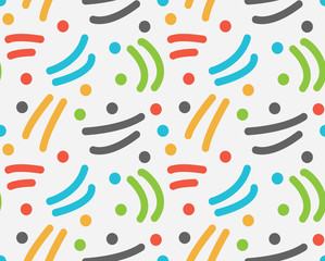abstract dot and line pattern