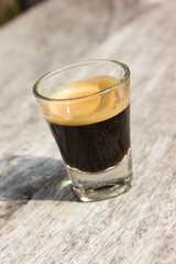 Espresso shot.