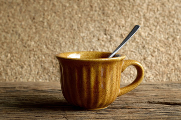 brown coffee cup