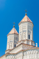 Obraz premium Towers of Monastery The Three Holy Hierarchs in Iasi, Romania