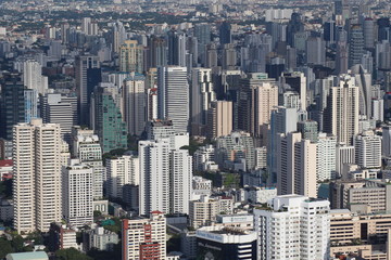 Fototapeta na wymiar Blick über Bangkok