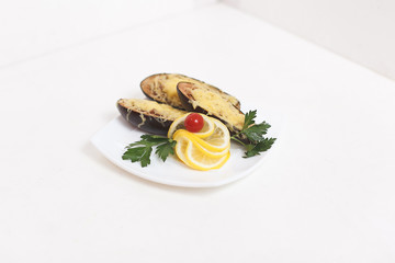 баклажаны с сыром