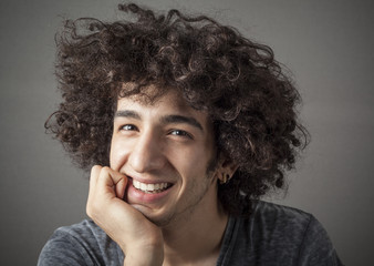 Portrait of smiling young man