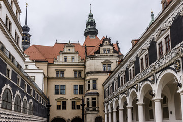 Obraz premium Langer Gang (long corridor, 16th century) in Dresden, Germany.