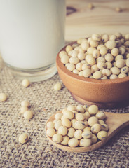 soy milk in color process
