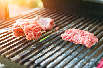 Grilled sausages