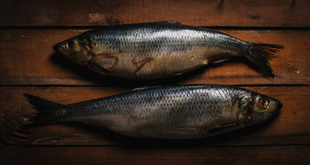 Salted fish.