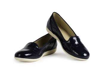 Woman shoes isolated on a white background
