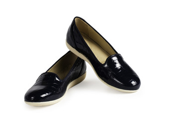 Woman shoes isolated on a white background