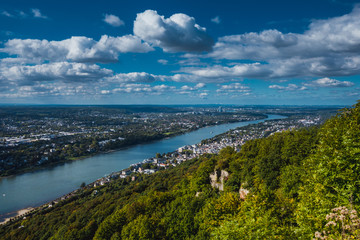 Blick auf Bonn vom Siebengebirge