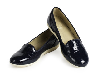 Woman shoes isolated on a white background