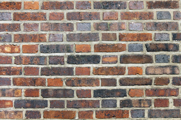 Fototapeta premium Ziegel Mauer Ziegelmauer Hintergrund Textur Muster Bau