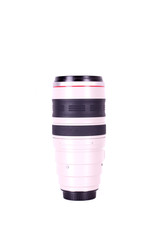 Lens isolated on white background