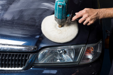 Car polishing series : Polishing blue car