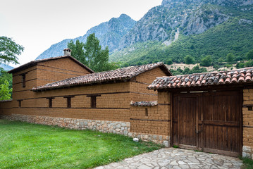 The historic Gravia inn in Gravia, Greece