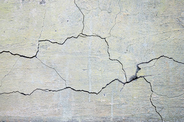 Old cracked plaster wall