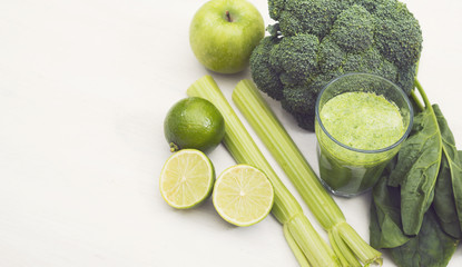 Healthy vegetable smoothy hero header