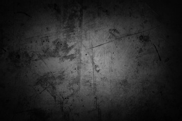 Dark grunge grey concrete wall background
