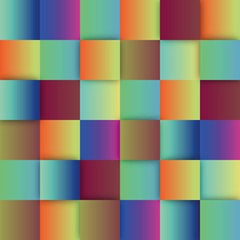 Colorful sqaures vector background