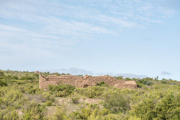 Fototapeta premium Ruin between Kharkams and Spoegrivier