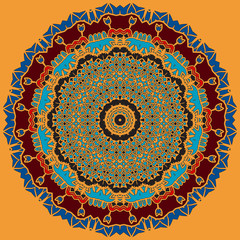 Mandala Print Oriental Style Design