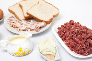 Ingredientes para rollo de carne de res