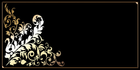 Classic card invitation