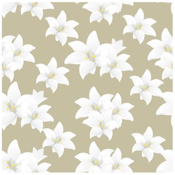 Florals of seamless pattern background
