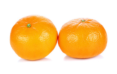 Orange fruit isolated on white background.