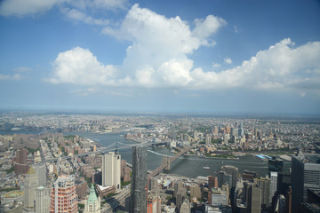 Fototapeta premium new york from one world tower