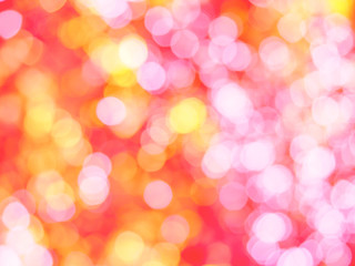 Green, yellow and white bokeh from nature background in the brig