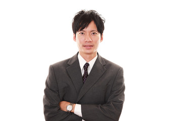 笑顔のビジネスマン