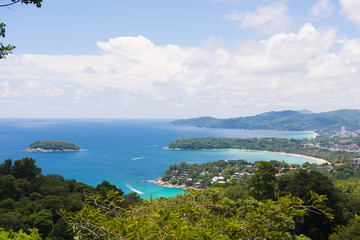 PHUKET, THAILAND-AUGUST 29, 2015 karon view point, we can see ka