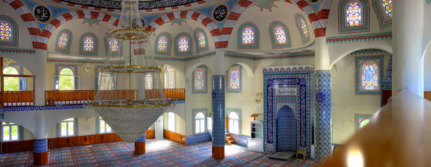 Intérieur d'une mosquée