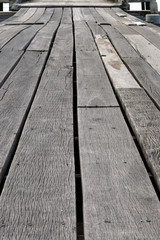 The old wooden bridge