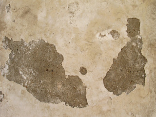 Old dirty brown cement wall background