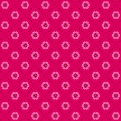 Seamless geometric pattern made with monochrome elements