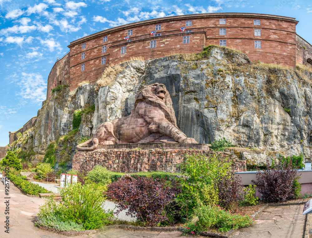 Wall mural Memorial of Franco Prussian War in the Belfort