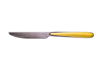 Table Knife With Yellow Handle