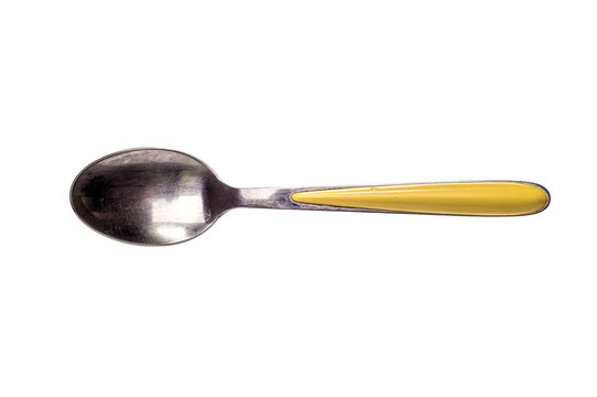 Spoon with Yellow Handle