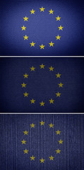 fabric flags of the European Union