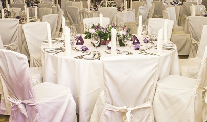 Festsaal auf einer Hochzei