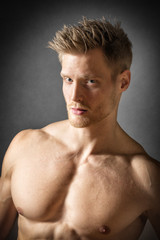 Fototapeta premium Blond athletic man