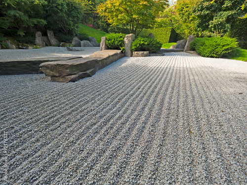 "japanischer Steingarten" photo libre de droits sur la banque d'images