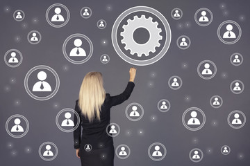 Button engineering web business icon communication