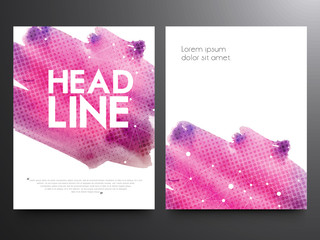 Stylish flyer, banner or template.