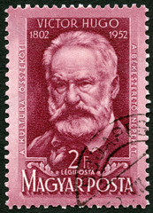 HUNGARY - 1952: shows Victor Marie Hugo (1802-1885)