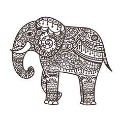 Decorative elephant illustration